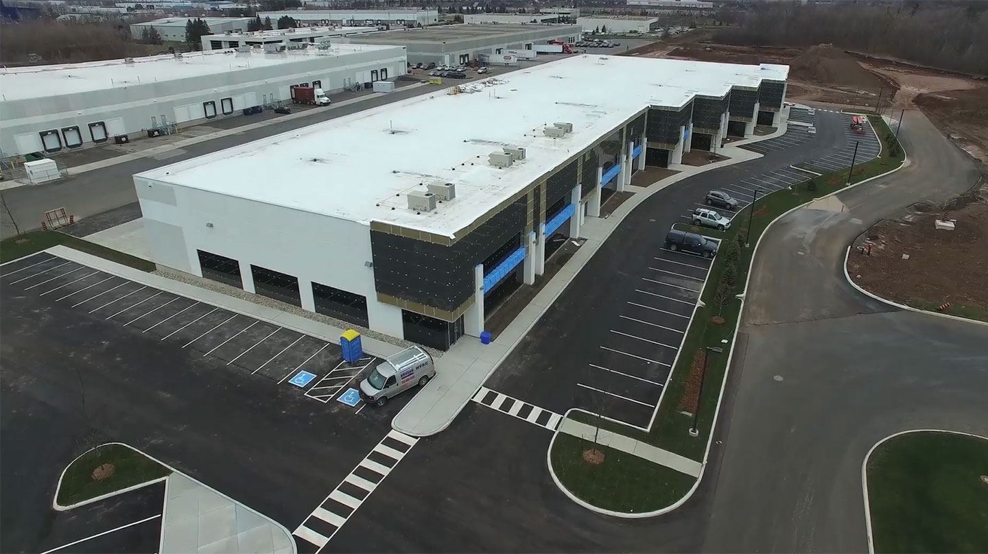 Northgate Business Park in Burlington, Ontario Timelapse