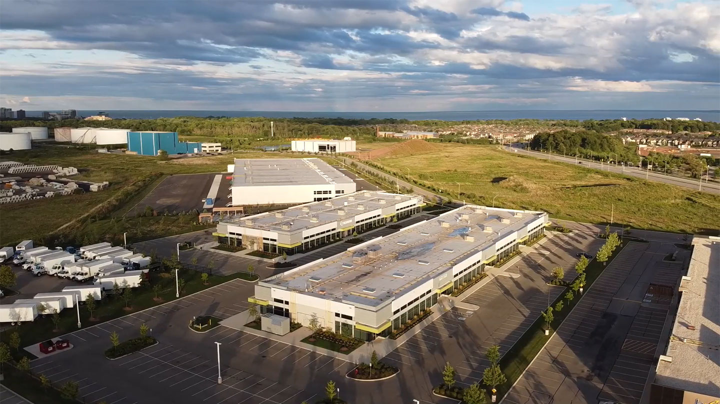 Oak West Corporate Centre, Phase I in Oakville, ON drone footage